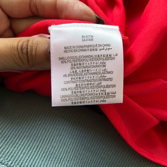 BCBGMaxAzria Sheath Red Mini Dress - Picture 6 of 6